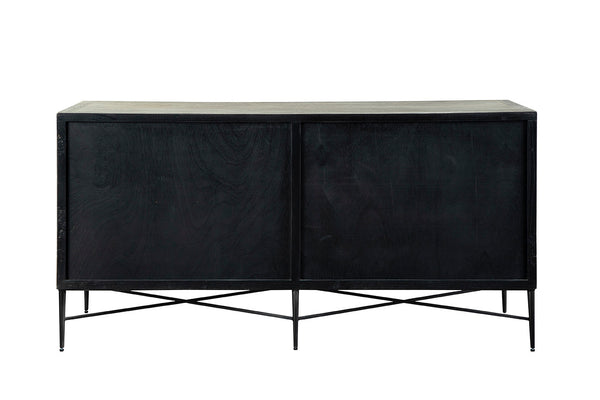 Grey & Black Chest of Drawers
