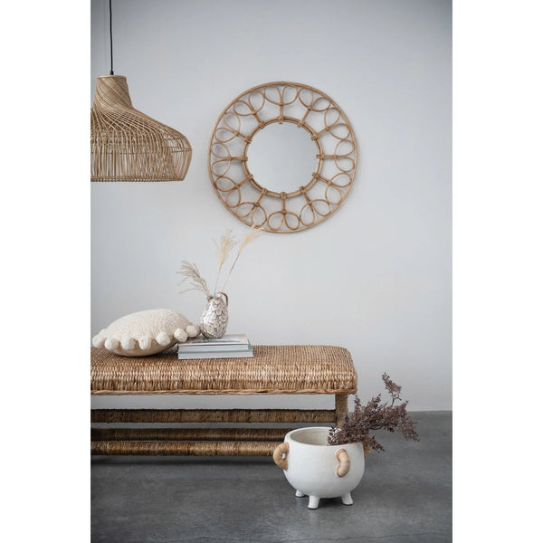 Hyacinth & Mahogany Bench
