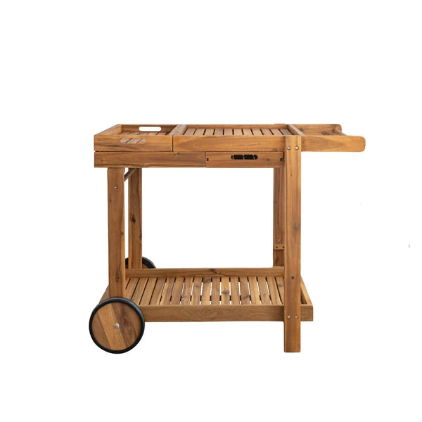Acacia Wood Bar Cart indoor/outdoor