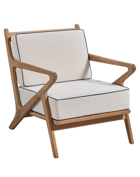 Solid Teak Outdoor Armchair
