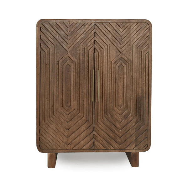 Modern Mango Wood Bar Cabinet