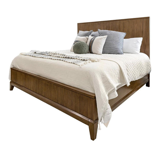 King Bed, Vintage Chestnut Burl