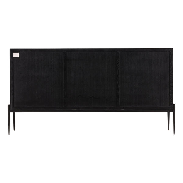 4 Drawer Oak & Marble Sideboard
