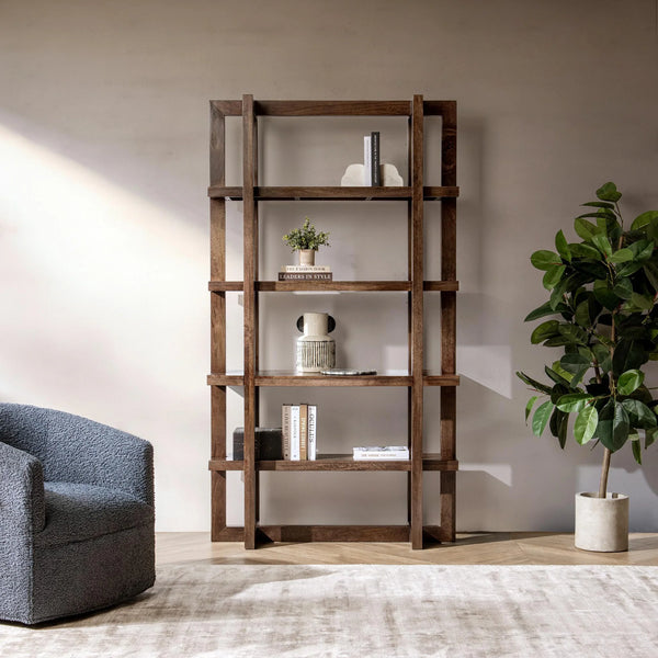Hand Crafted Solid Mango Bookshelf