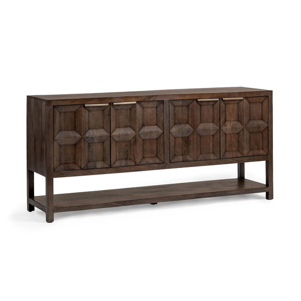 Artisan Crafted Mango 4 Door Cabinet