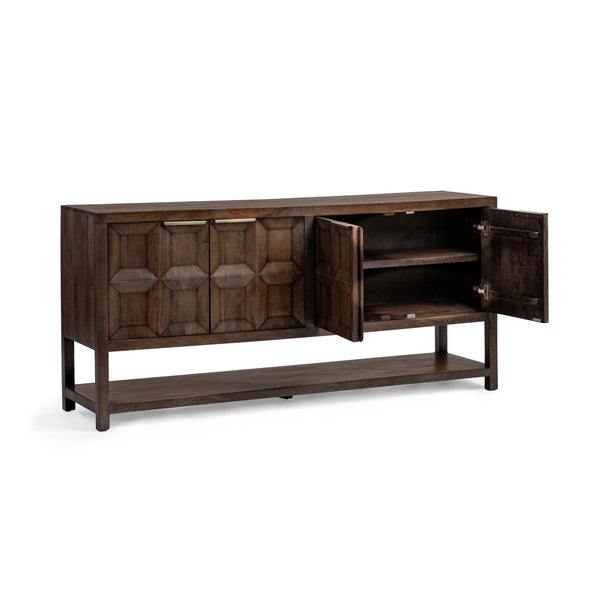 Artisan Crafted Mango 4 Door Cabinet
