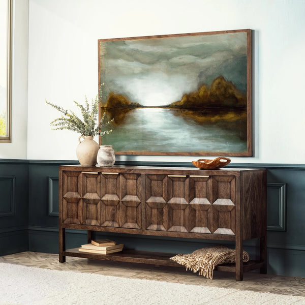 Artisan Crafted Mango 4 Door Cabinet