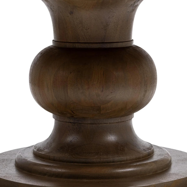 72” Solid Mango Wood Dining Table w/ Rounded Edge