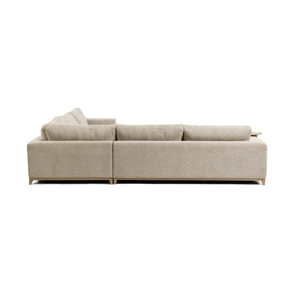 Sectional Sofa w/ Ash Wood Base