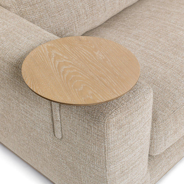 Sectional Sofa w/ Ash Wood Base