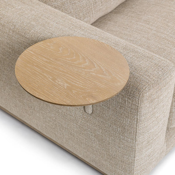 Sectional Sofa w/ Ash Wood Base
