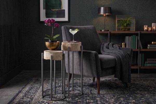 Petrified Wood Side Table