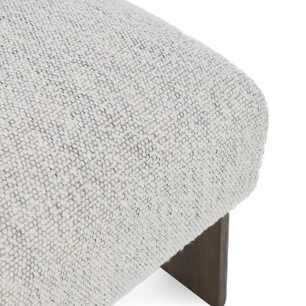 Ash Wood & Boucle Upholstered Dining Chair