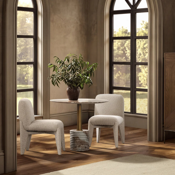 36” Butterscotch Marble Dining Table