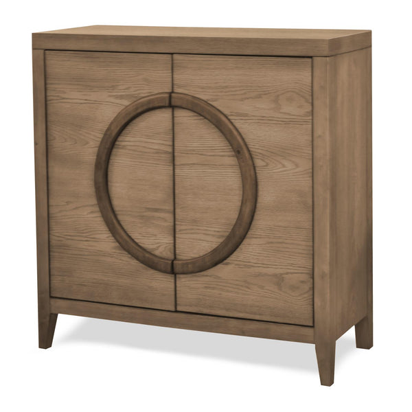 2 Door Bunching Cabinet-Oak
