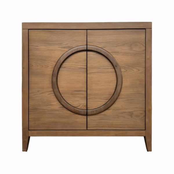 2 Door Bunching Cabinet-Oak
