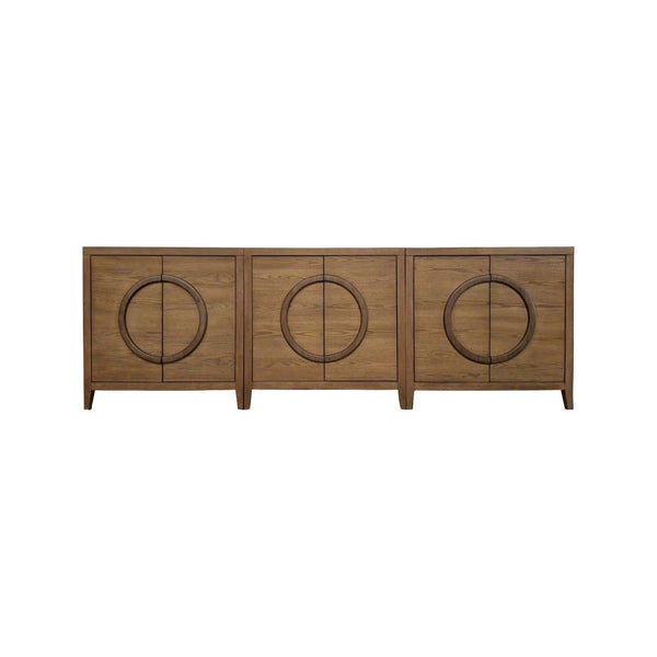 2 Door Bunching Cabinet-Oak