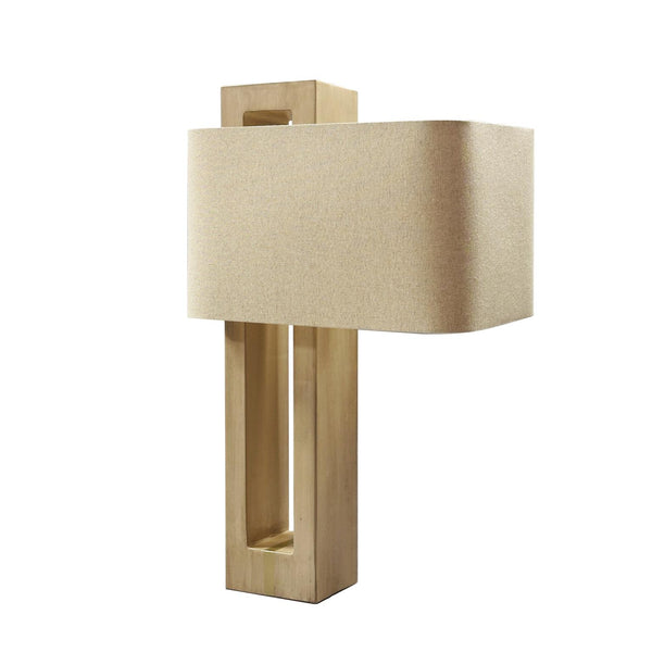 Washed Wood Modern Lamp