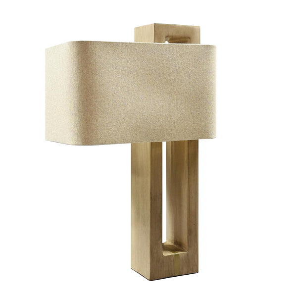 Washed Wood Modern Lamp