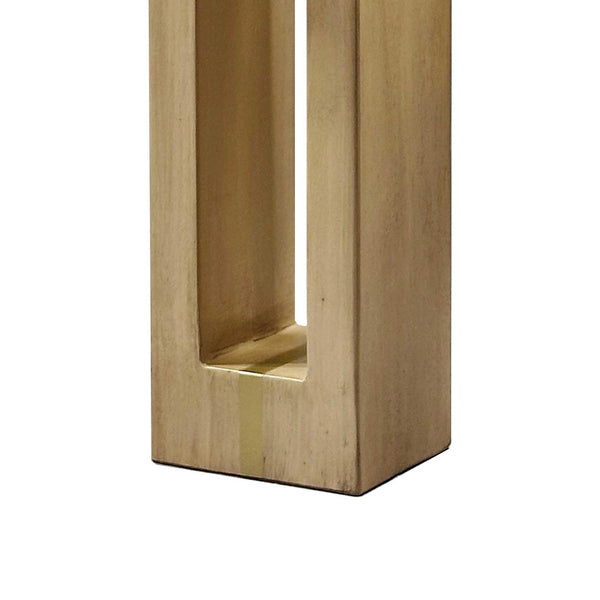 Washed Wood Modern Lamp