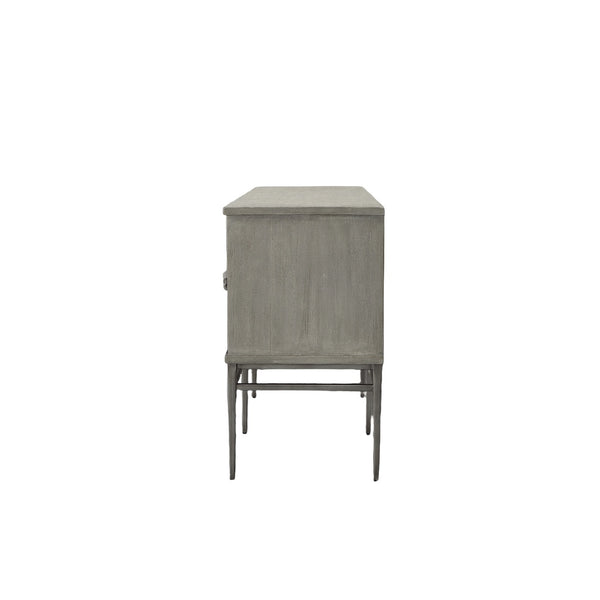Wood & Iron Server w/ Drawers