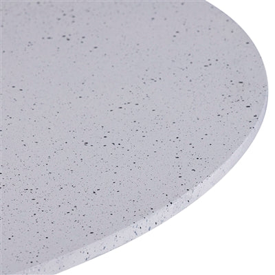 47” Textured White Aluminum Table