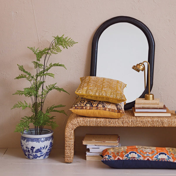 Hyacinth & Acacia Wood Bench