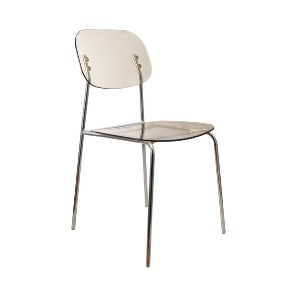 Smoke Transparent Dining Chair