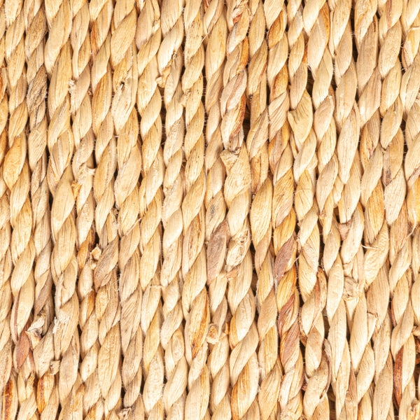Hand-Woven Water Hyacinth & Acacia Console