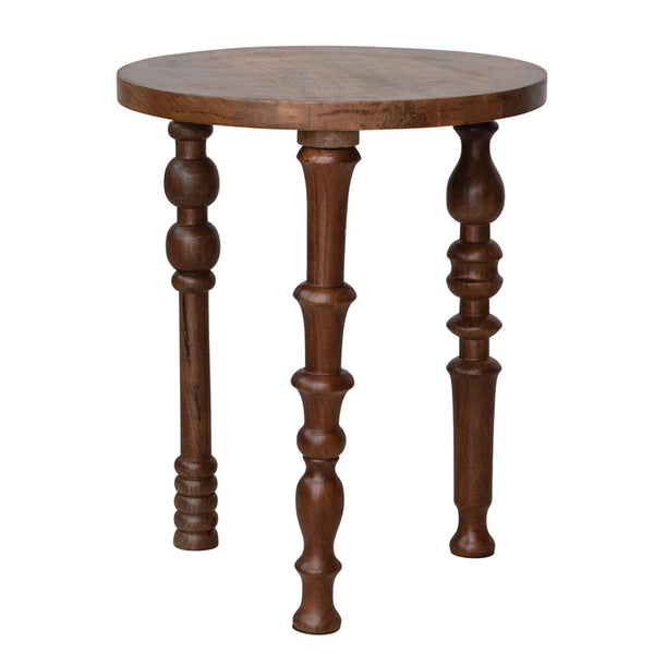Mango Wood Table w/ Turned Legs