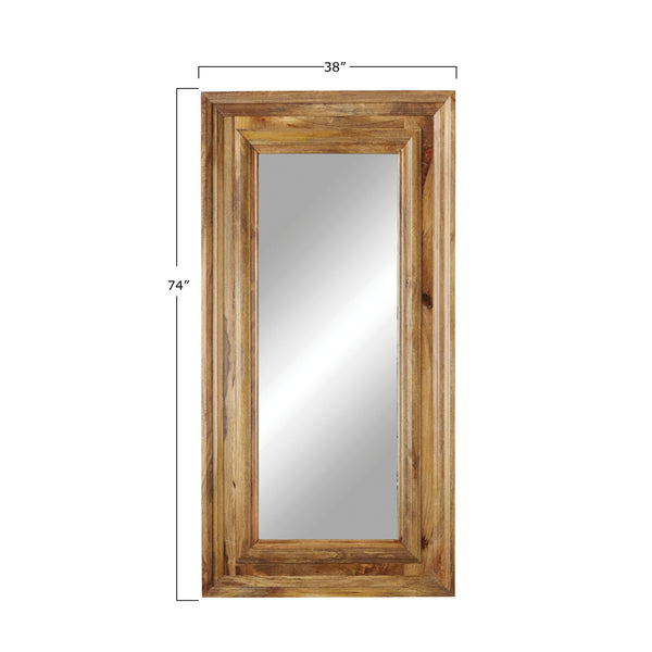 Mango Wood Framed Mirror