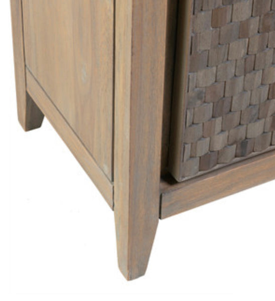 Brown Wood 2 Door Sideboard