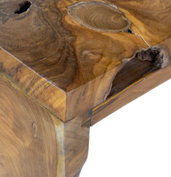 Teakwood Organic Console Table