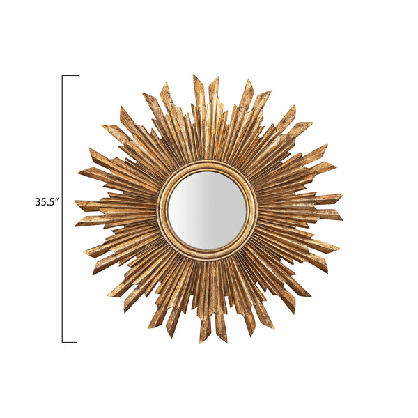 Gold Sunburst Mirror