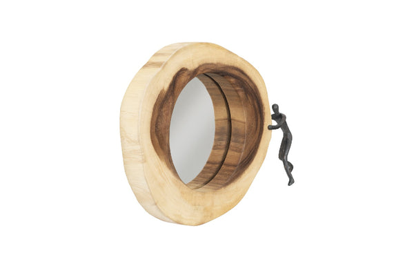 Figure Balancing Cross Cut Mirror