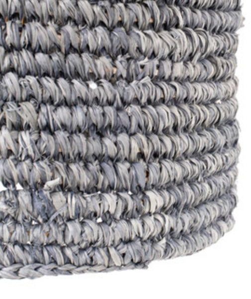 Raffia Grey Pendant