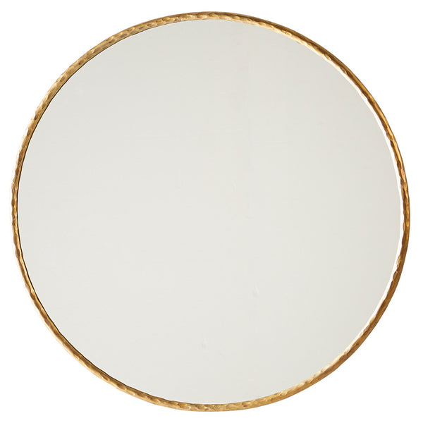 51” Antique Gold Iron Edge Mirror