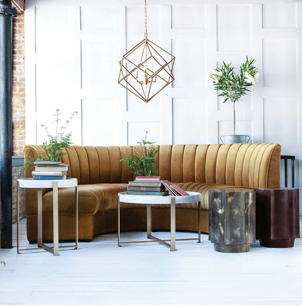 Round Marble Tray Coffee Table