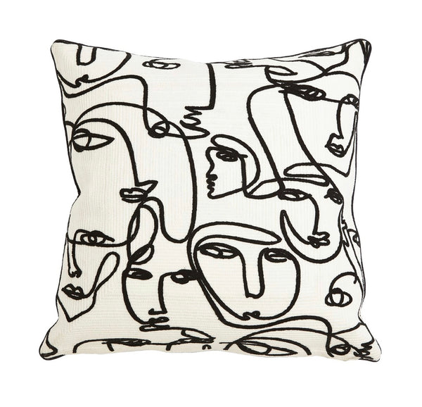 Abstract Faces Pillow