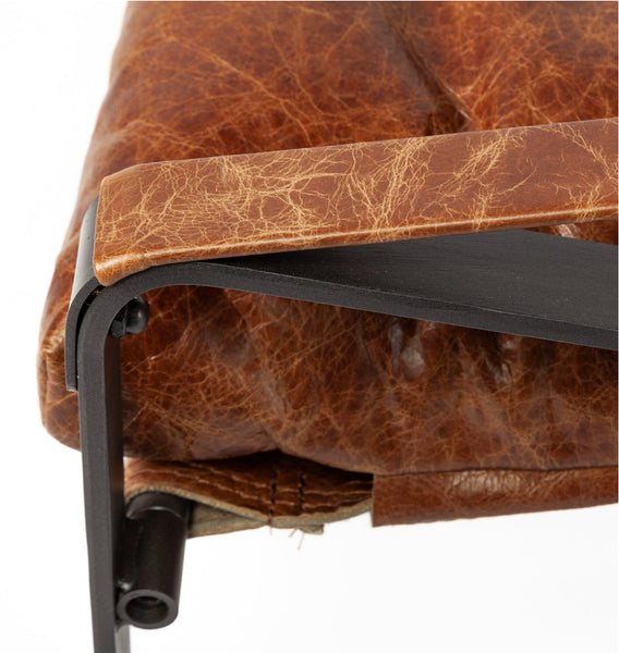 Brown Leather Stockholm Chair