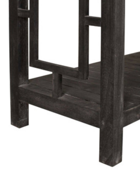 Black Wood Shelving