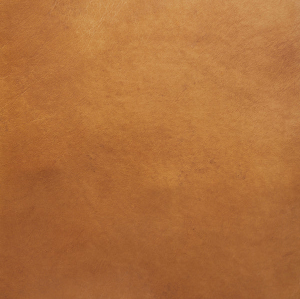 Cognac Leather & Wood Arm Chair