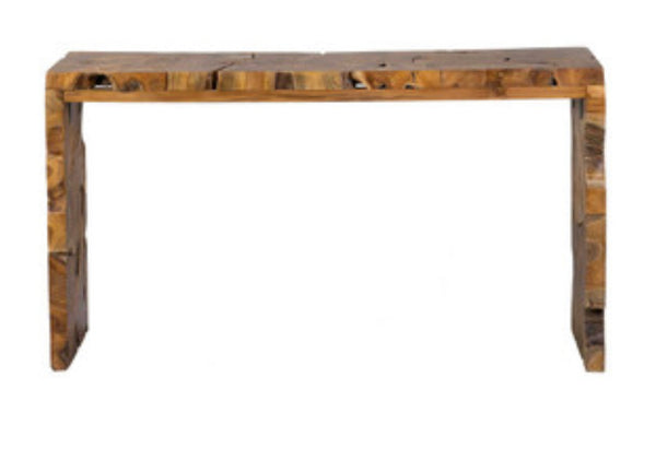 Teakwood Organic Console Table