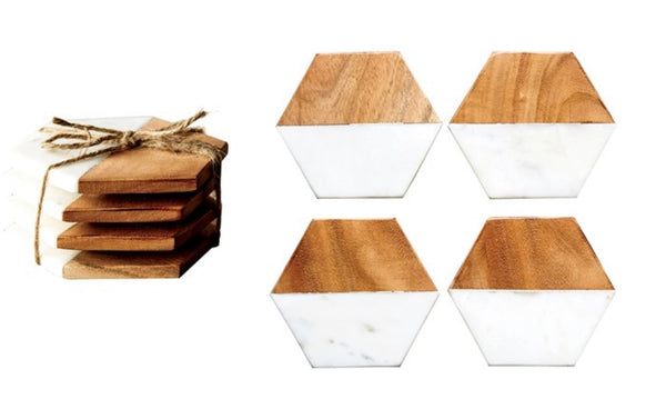 Marble & Mango Coaster Set