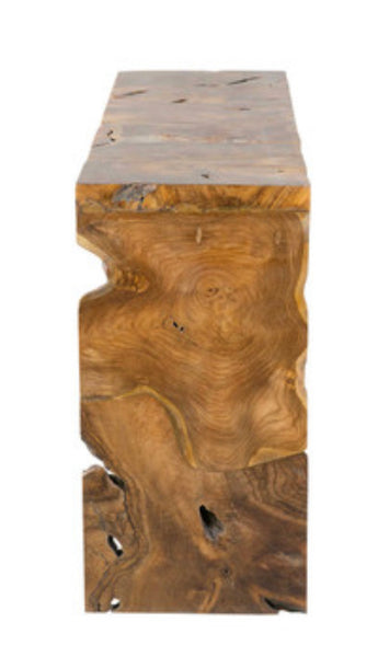 Teakwood Organic Console Table