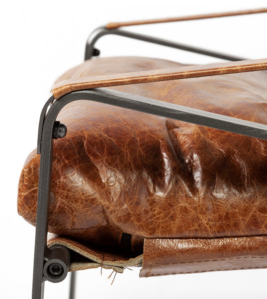 Brown Leather Stockholm Chair