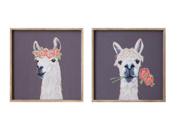 Llama Bride & Groom (pair)