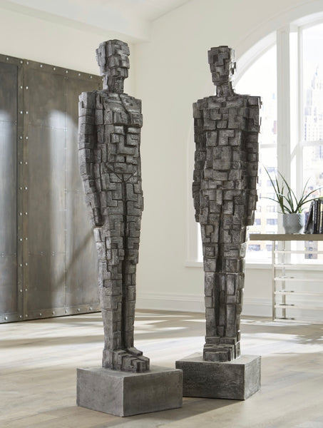 Puzzle Man Sculpture