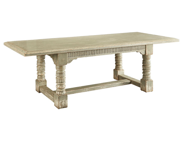 8’ Distressed Pine Table