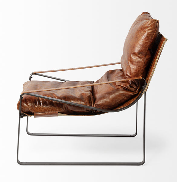 Brown Leather Stockholm Chair